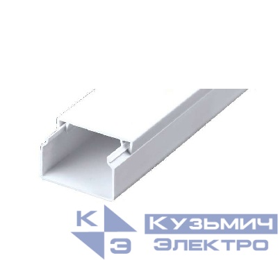 Кабель-канал 40х25 L2000 с двойн. замком пластик Урал Пак КК-19040025-032