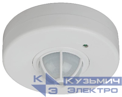 Датчик движения MD 017 бел. макс. нагрузка 1200Вт угол обзора 180-360град. дальность 12м бел. Эра Б0043794