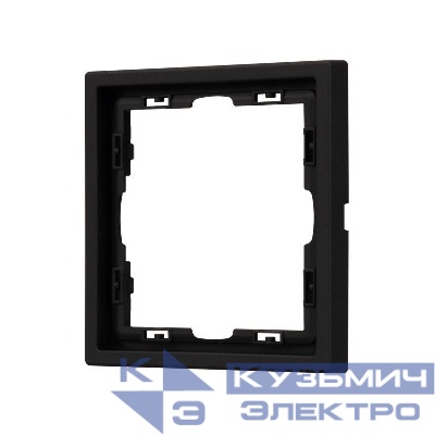 Рамка 1-м FRM-NOBE-SFPL-1-BK пластик. черн. Arlight 054212