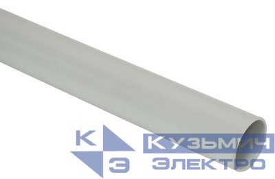 Труба гладкая ПВХ жесткая d20мм сер. (дл.2м) IEK CTR10-020-K41-2-050