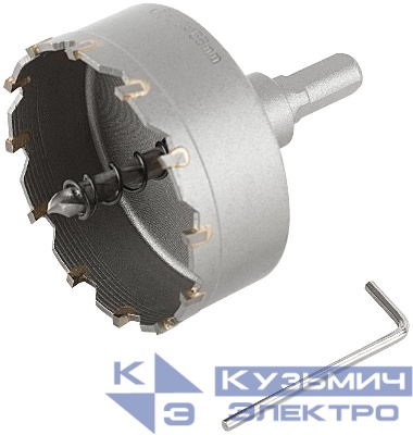 Коронка кольцевая с карбидными вставками Профи 68мм для отверст. в нерж. стали FIT 36854