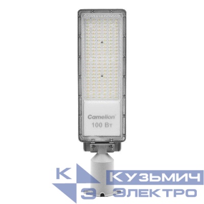 Светильник THL-1006 100Вт 5700К IP65 12000лм 180-240В 500х130х79 КСС "Ш" 1/10 ПВ уличный Camelion 16342