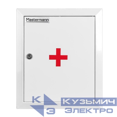 Шкаф аптечный навесной 280х330х140мм IP31 Mastermann 00-00015179