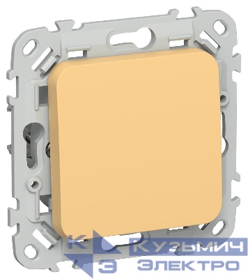 Выключатель 1-кл. СП FLITE ВС11-1-0-ФлЗ 10А механизм золотарник IEK FI-V10-0-10-1-K90