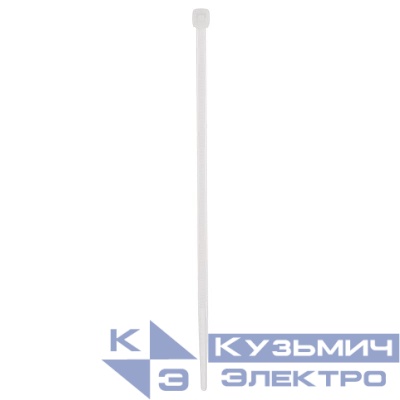 Хомут кабельный (стяжка) PCT 2.5х100-100WH 2.5х100 PA6.6 бел. (уп.100шт) JazzWay 5053526