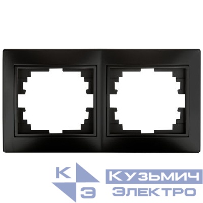 Рамка 2-м СП Plano 1-502-05 гор. антрацит Intro Б0044579