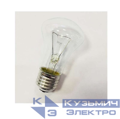 Лампа накаливания А50 230-75Вт E27 230В (100) КЭЛЗ 8101402