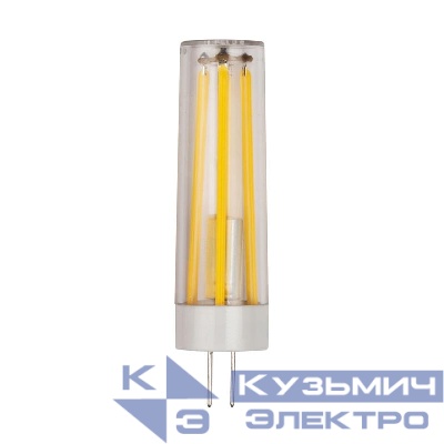 Лампа светодиодная филаментная PLED-G4 PRO 8Вт 4000К 680лм 230В d16.5х65мм без пульсации JazzWay 5062580