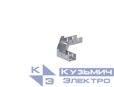 Лоток монтажный угловой горизонтальный 90град. 50х50 1.2мм ЛУ90Г.50.50.278.1.2.1 СОЭМИ Н0121310331