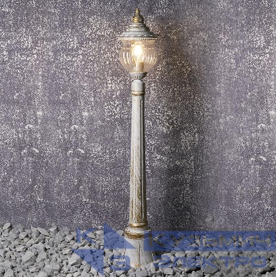 Светильник PL596 60Вт IP44 230В садово-парковый бел. зол. FERON 41170