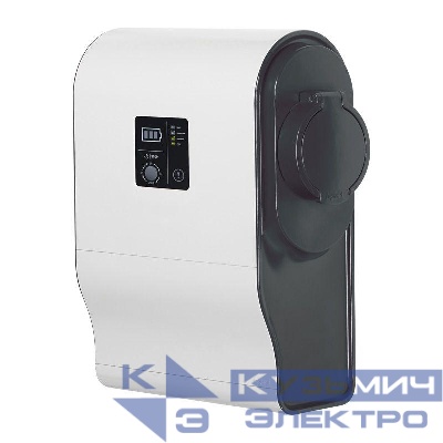 Станция зарядная 3ф режим 3 22кВт 32А пластик Leg 059002