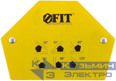 Угольник для сварки магнитный тип "шестигранник" усилие до 11кг FIT 81805
