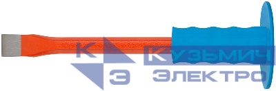 Зубило с квадратным резиновым протектором 250х16х23мм FIT 46772