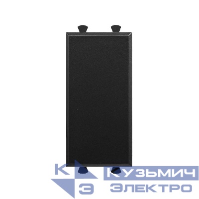 Заглушка модульная 1мод. Avanti "Черный матовый" DKC 4412991