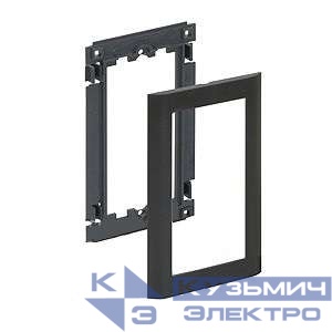 Рамка + суппорт Simon Connect для кор. SAL150 черн. Simon SAL100-14