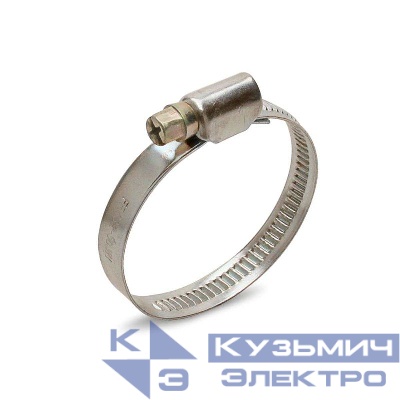 Хомут червячный PL-9 (90-110 )/W2 сталь Fortisflex 103912