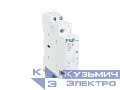 Контактор модульный МК-103 2НО 20А 230В DEKraft 18057DEK