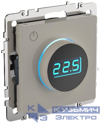 Термостат электронный с индик. BRITE СП IP20 ТС10-1-БрКр механизм беж. IEK BR-RT11-K10