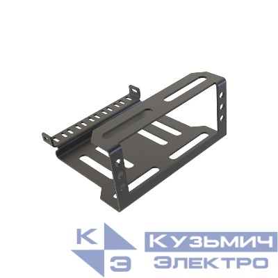 Кронштейн 0U для установки 1 модуля в шкаф/на монтажную плату черн. DKC RNPP0U1BK