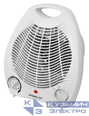 Тепловентилятор ELX-FH01-C01 220-240В 1000/2000Вт бел. Ergolux 13908