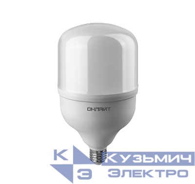 Лампа светодиодная высокомощная 82 906 OLL-T140-70-230-840-E27E40 70Вт 4000К нейтр. бел. E27/E40 5300лм 176-264В ОНЛАЙТ 82906