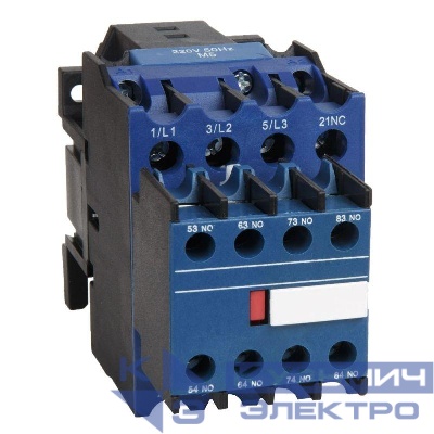 Контактор ПМ12-025100 УХЛ4 В 25А кат. 380В AC 3НО+2НЗ КЭАЗ 312342