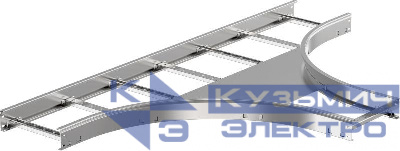 Ответвитель для лотка Т-образ. 100х300 R600 LESTA IEK CRT05-4-100-300