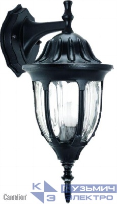 Светильник 4502 (НБУ 60Вт) 60Вт E27 IP43 улично-садовый черн. Camelion 10529
