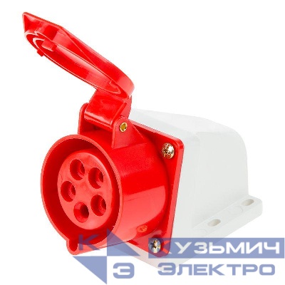 Розетка стационарная 115 16А 3Р+РЕ+N 380В IP44 Rexant 11-8911