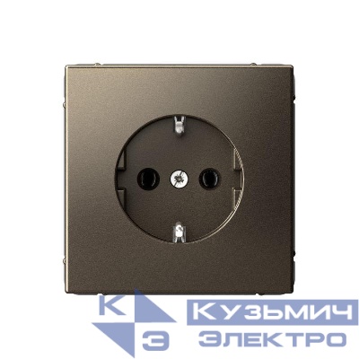 Розетка ArtGallery 16А с заземл. механизм мокко SE GAL000643