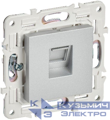 Розетка компьютерная RJ45 кат.5E SKANDY SK-K01S серебр. IEK SK-K10-1-K23