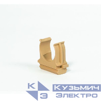 Держатель для труб (клипса) d25мм свет. дерево Урал Пак АТ-80125-010