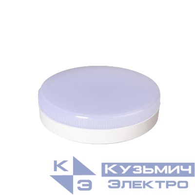 Лампа светодиодная PLED-GX53 12Вт таблетка матовая 5000К холод. бел. GX53 1040лм 230В JazzWay 1029096