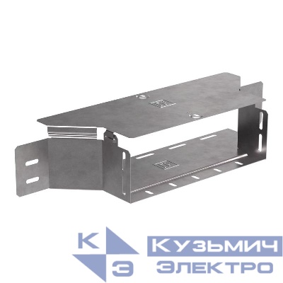 Ответвитель для лотка горизонтальный 300х100 0.7мм с крышкой Стандарт Промрукав PR16.1184