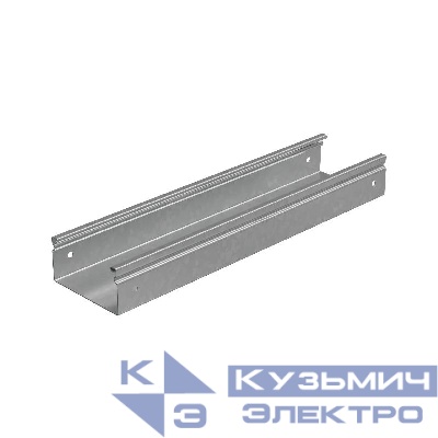 Лоток листовой неперфорированный 100х50 L3000 сталь 0.7мм "Стандарт ПЛЮС" LNEplus50-100-0.7-3000 INOX304 КМ PL5300