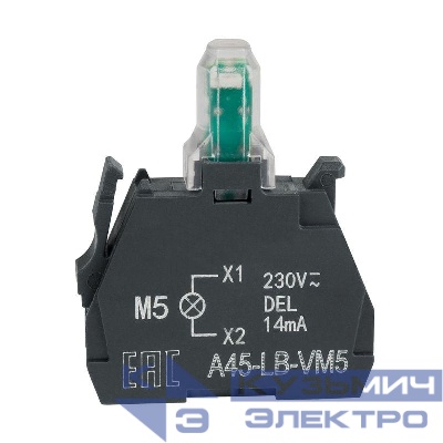 Блок световой OptiSignal D22 A45-LB-VM5 желт. 230-240VAC ZBVM5 КЭАЗ 332210