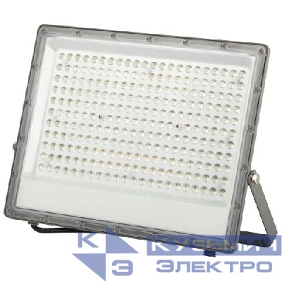 Прожектор светодиодный PRO LPR-063-0-65K-200 200Вт 6500К IP65 20000лм Г 90град. сер. Эра Б0067709