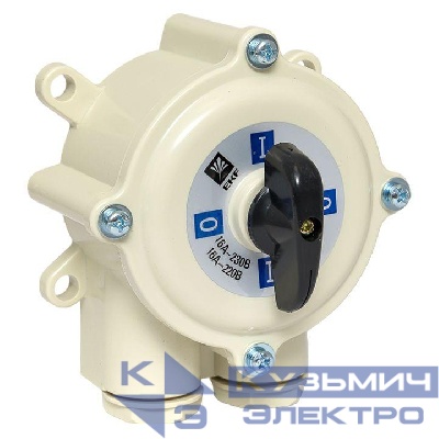 Выключатель пакетный 1-кл. 16А IP56 ПВ3-16 М1 пл. беж. EKF pv-3-16-4