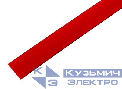 Трубка термоусадочная ТУТ нг 22.0/11.0 красн. 1м REXANT 22-2004