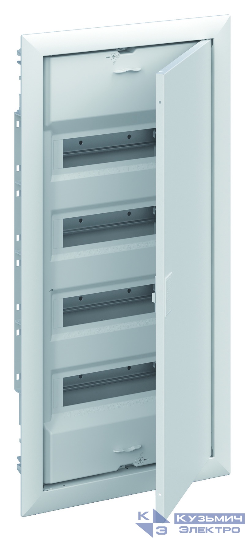UK648E3 Шкаф внутреннего монтажа на 48М с винтовыми N/PE, с дверью 2CPX077843R9999