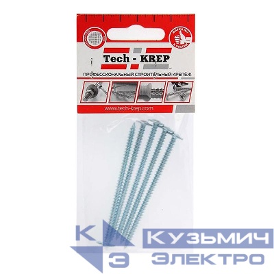 Саморез для тонкого метал. листа со сверлом 4.2х13 (уп.18шт) пакет Tech-Krep 102397
