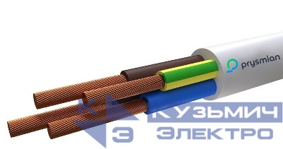Провод ПВС 4х2.5 Б (бухта) (м) РЭК-PRYSMIAN 0104050201