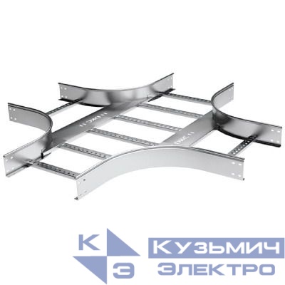 Ответвитель Х 100х200 R-300 в компл. с крепежн. элемент. и соед. пластинами DKC LX1302K