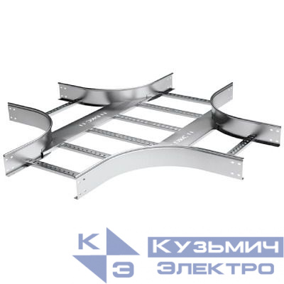 Ответвитель Х 100х200 R-300 в компл. с крепежн. элемент. и соед. пластинами DKC LX1302K