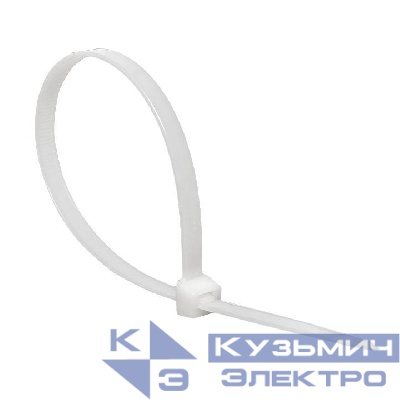 Хомут кабельный 8.2х750 нейл. бел. (уп.100шт) EKF plc-c-8.2x750