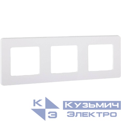 Рамка 3-м СП Inspiria IP20 бел. IEK 673950