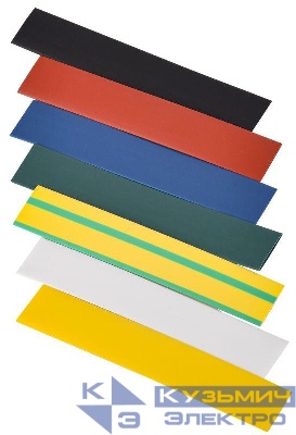 Набор трубок термоусадочных нг-LS 10/5 100мм 7 цветов по 3шт IEK UDR10-010-005-021-S