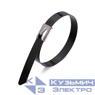 Хомут кабельный СКС-П (304) 7.9х800 стальной с покрытием (уп.100шт) Fortisflex 74948