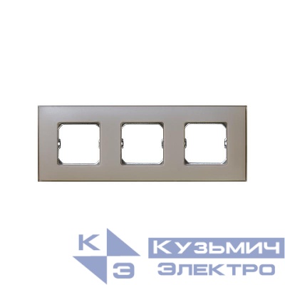 Рамка 3-м Simon27 Neos сер. Simon 27773-65