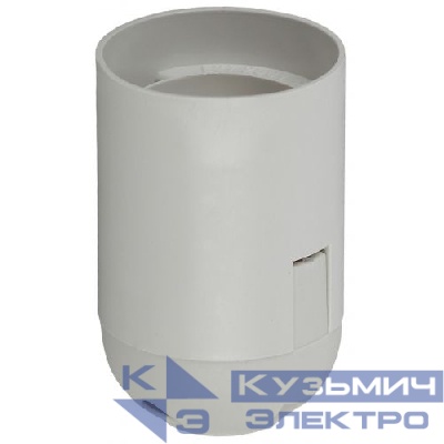 Патрон E27 подвесной пластик бел. (х50) (50/400/9600) ACS PTR/P-E27-PLA-WH Эра Б0043749